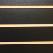 Black Matt Slat wall 2'X4' w/Aluminum inserts
