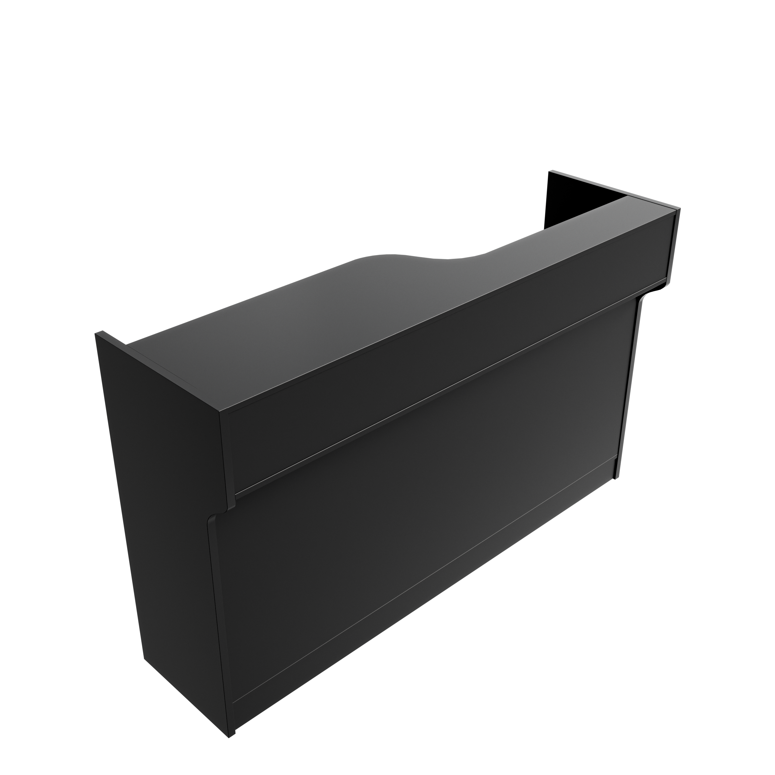 4ft Cash Register Stand (Black)