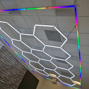 Hexagon Lights With Chase Effect Border