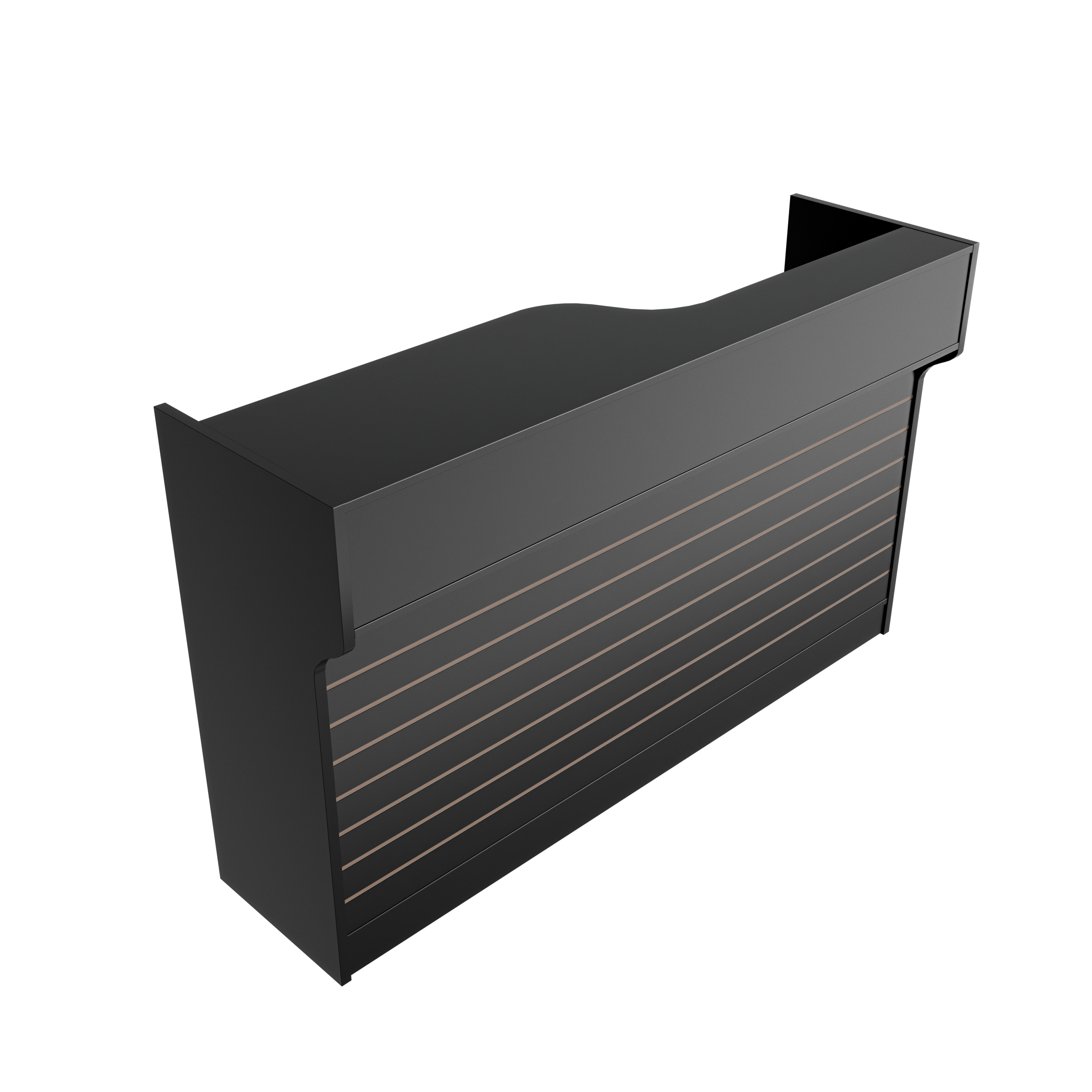 4ft Cash Register Stand Slatwall Front