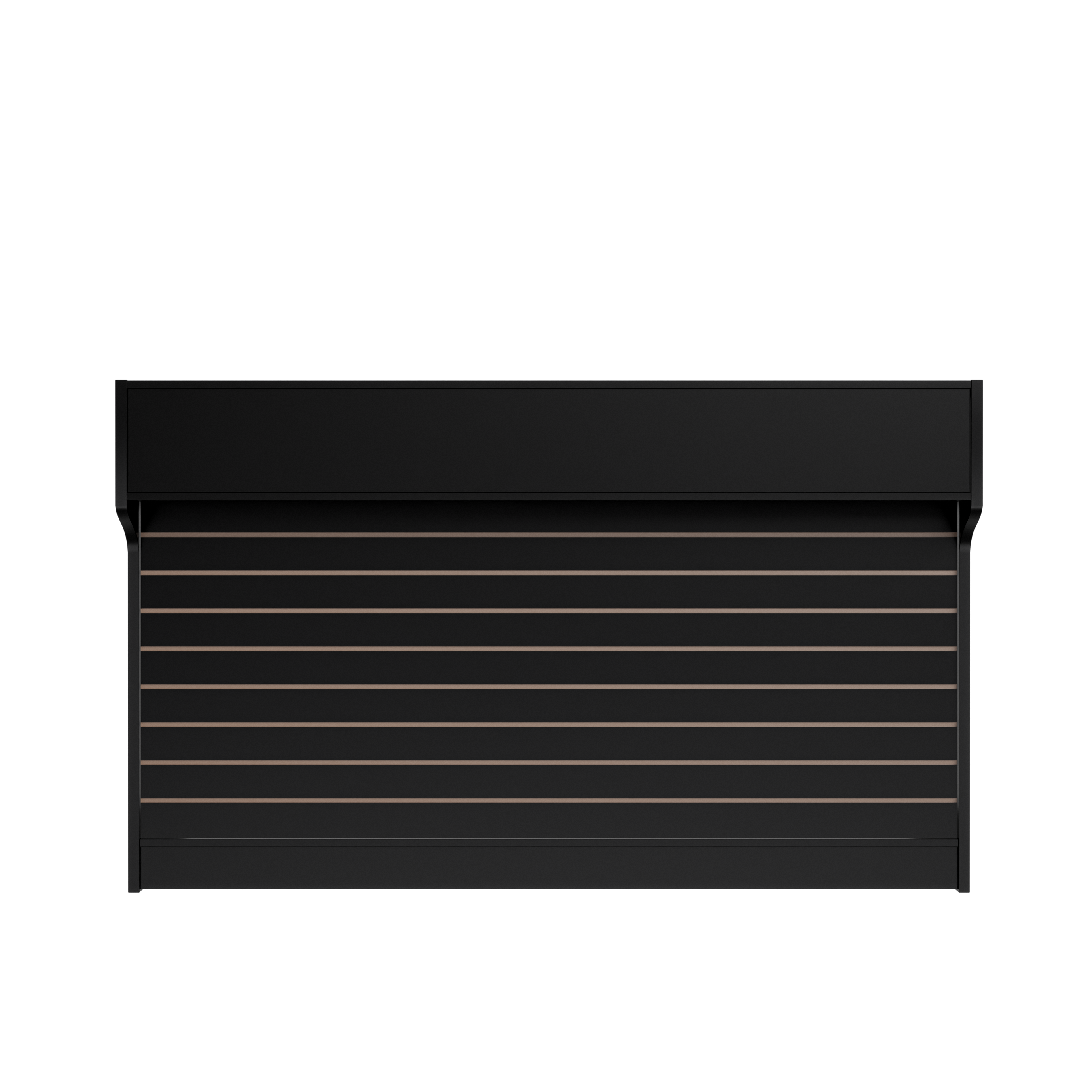 6ft Cash Register Stand Slatwall Front