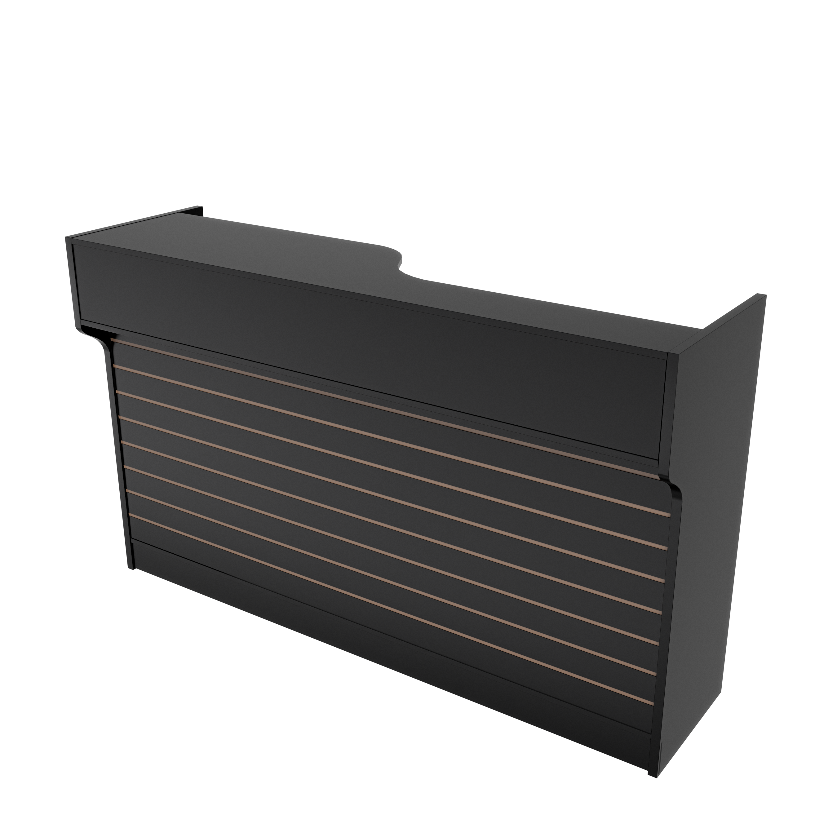 4ft Cash Register Stand Slatwall Front