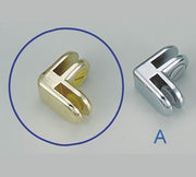 2 Way Glass Connector in Chrome