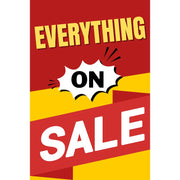 Everything on Sale Corrugated Sign
