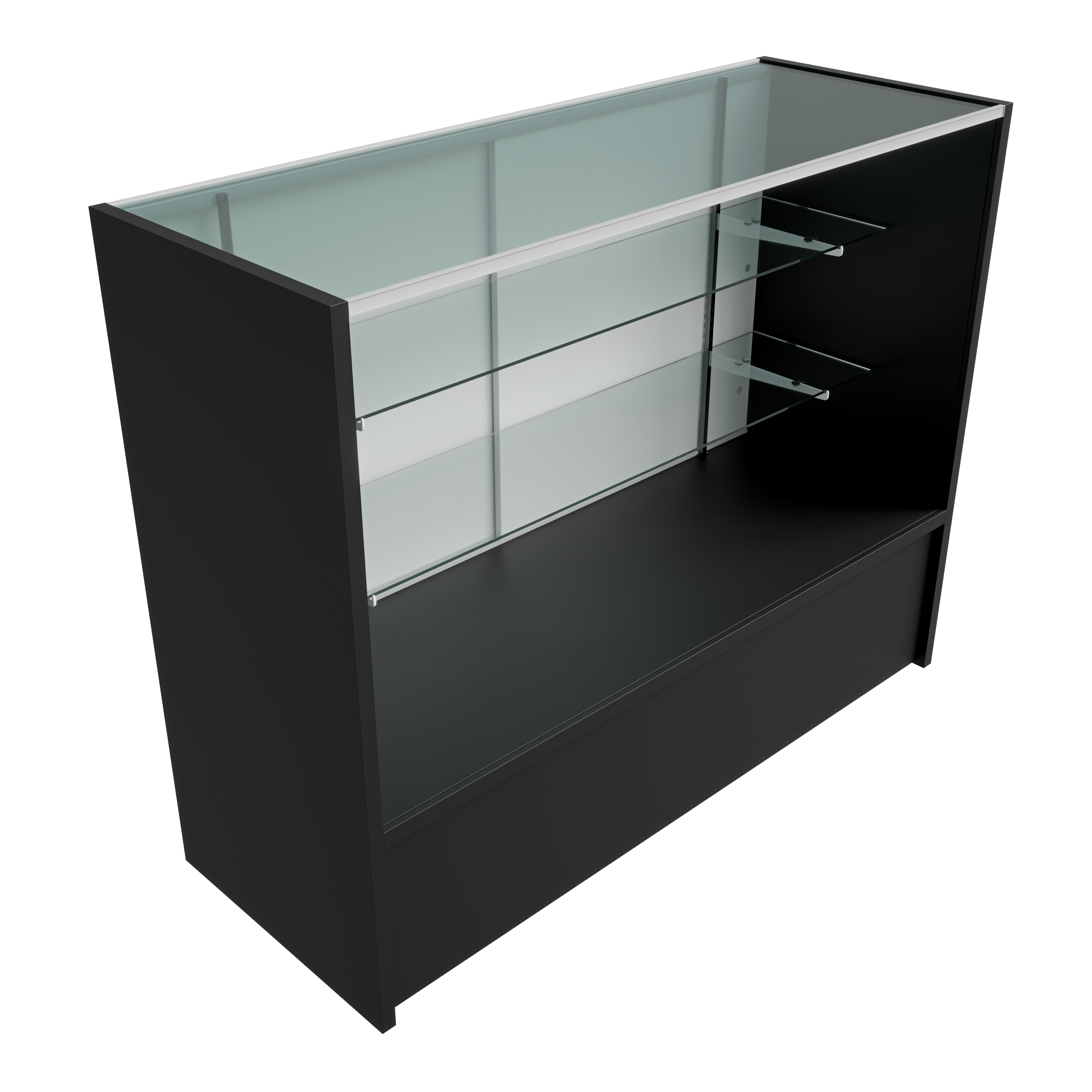 Full Vision Standard  4ft Showcase Black