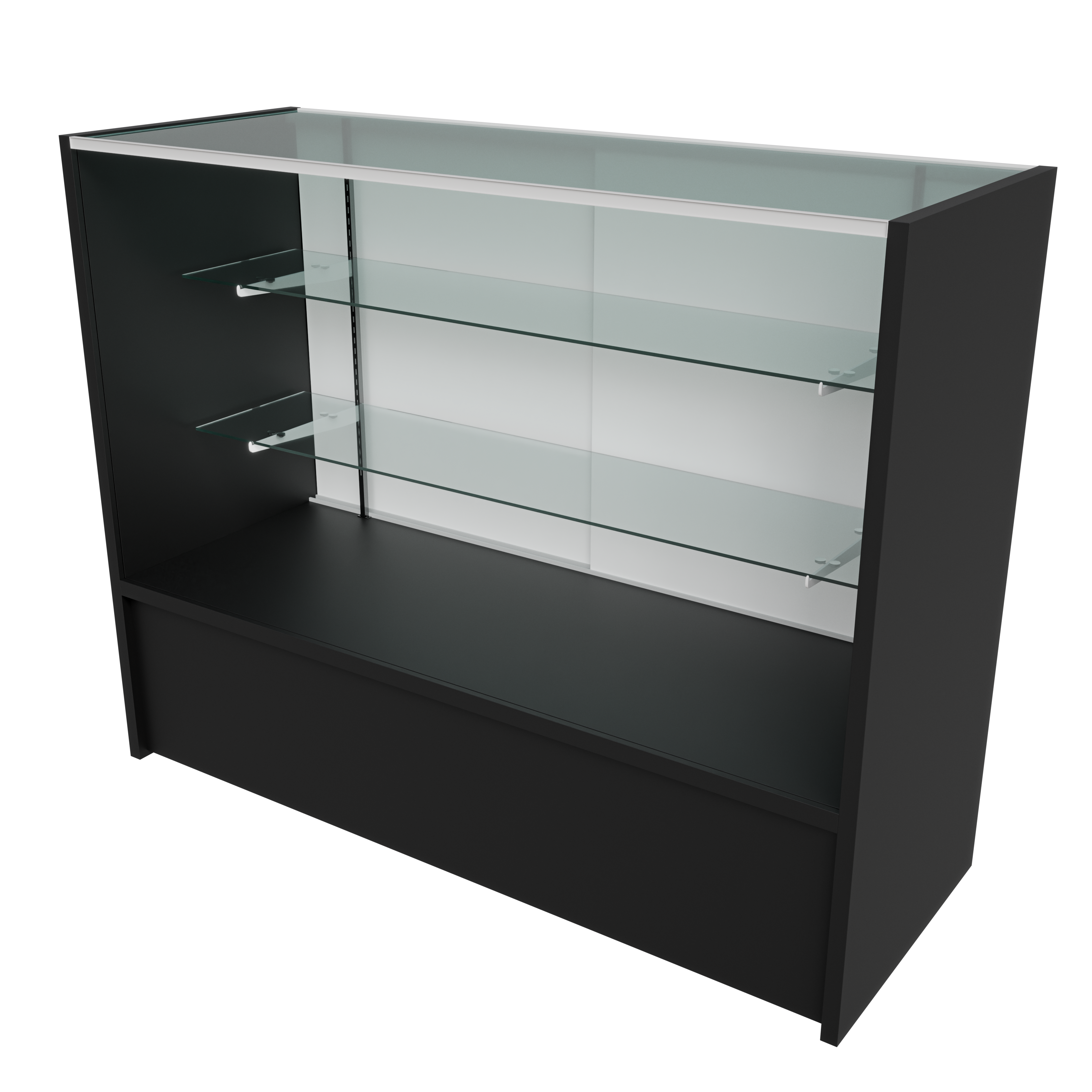 Full Vision Standard  4ft Showcase Black