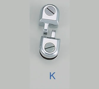 HASP Connector Chrome with Plastic Screws