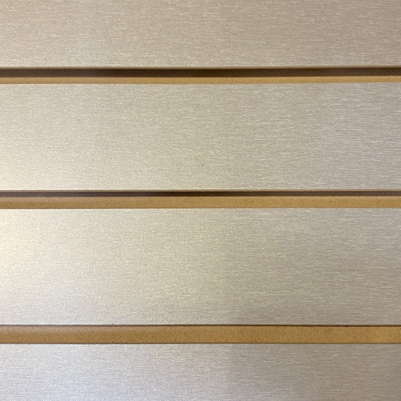 Brushed Aluminum Slatwall