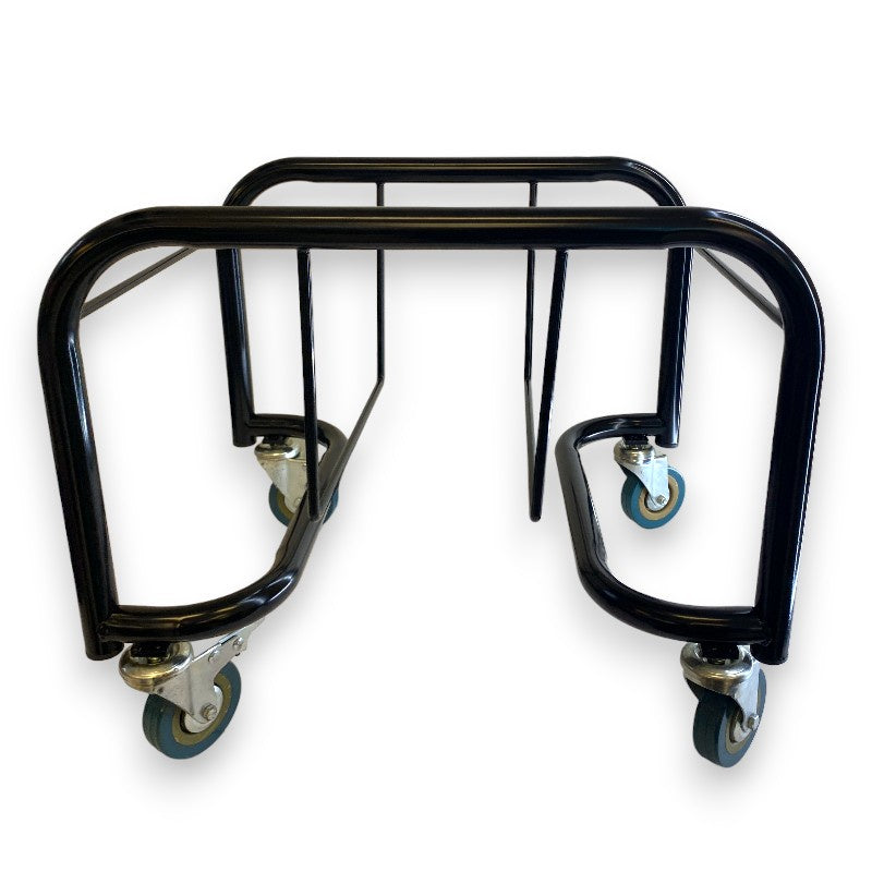 Shopping Basket Holder w/ Locking Wheels