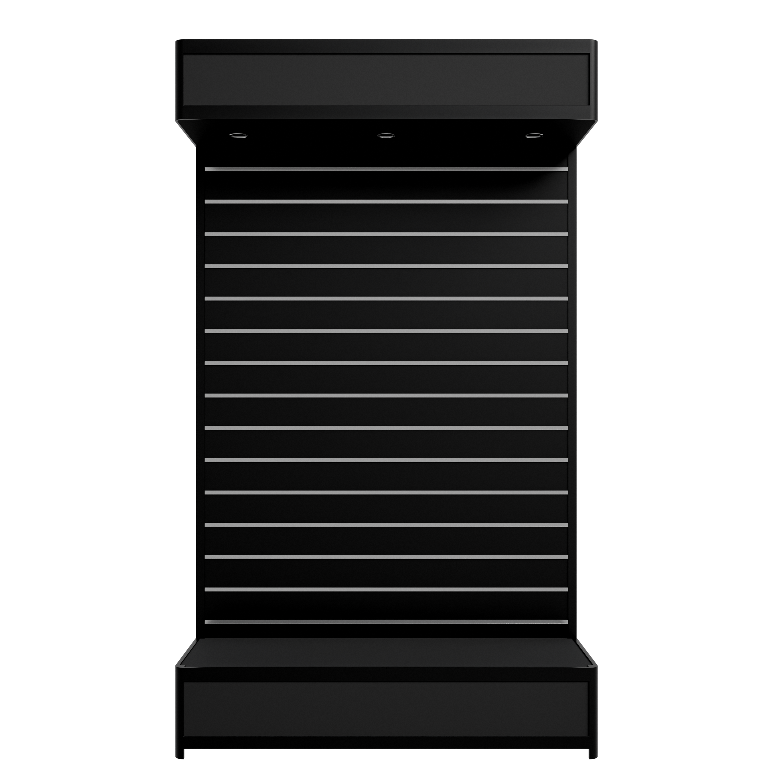 LED Slatwall Display (Black)