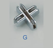 Adjustable 4-Way Glass Connector