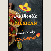 Mexican Corrugated Sign