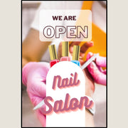 Nail Salon Corrugated Sign