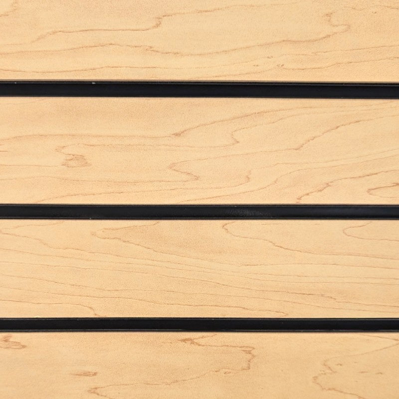 Birch Melamine Slatwall