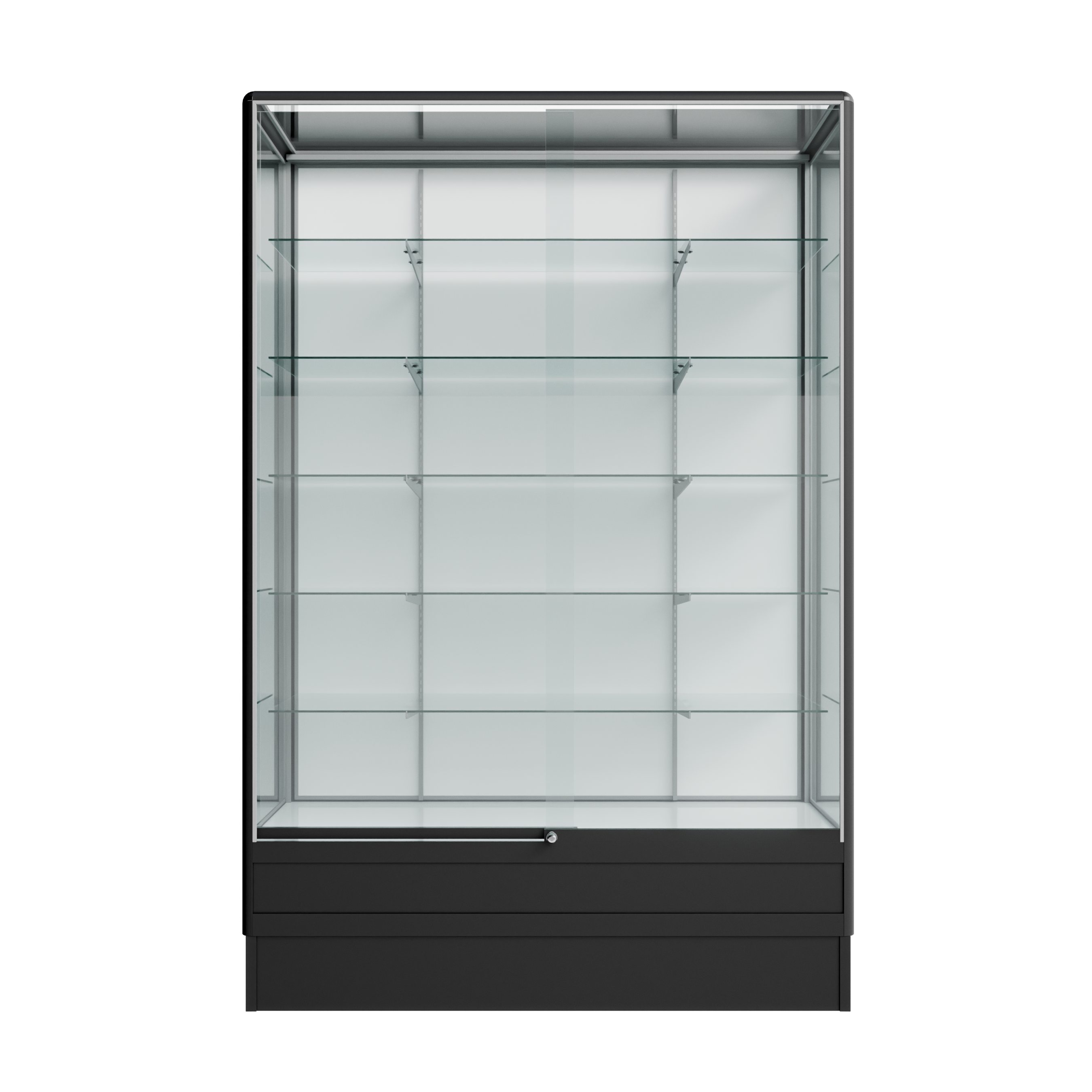 Trophy Wallcase 3ft Radius Edge (Black)