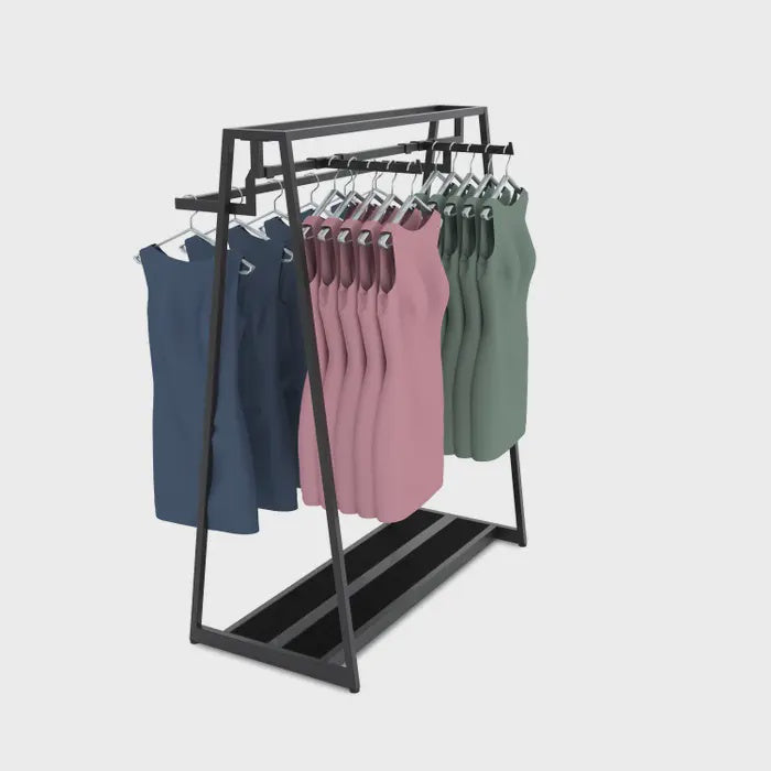 ASPECT 48" FLOOR MERCHANDISER FOR HANGING APPAREL - KIT 1