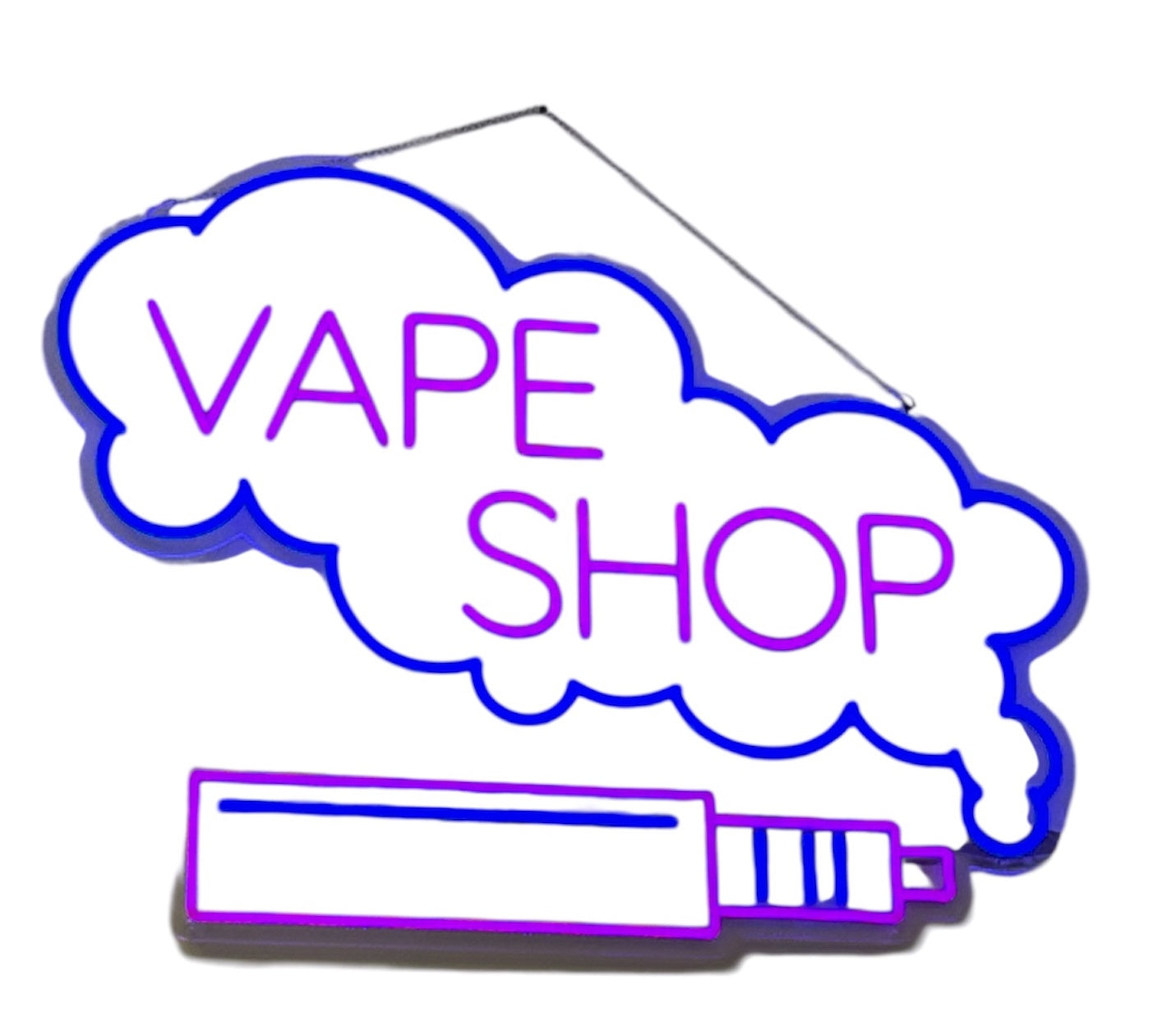 VAPE SHOP LED NEON 35 X 28
