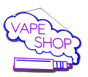 VAPE SHOP LED NEON 35 X 28