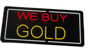 WE BUY GOLD NEON  35x17