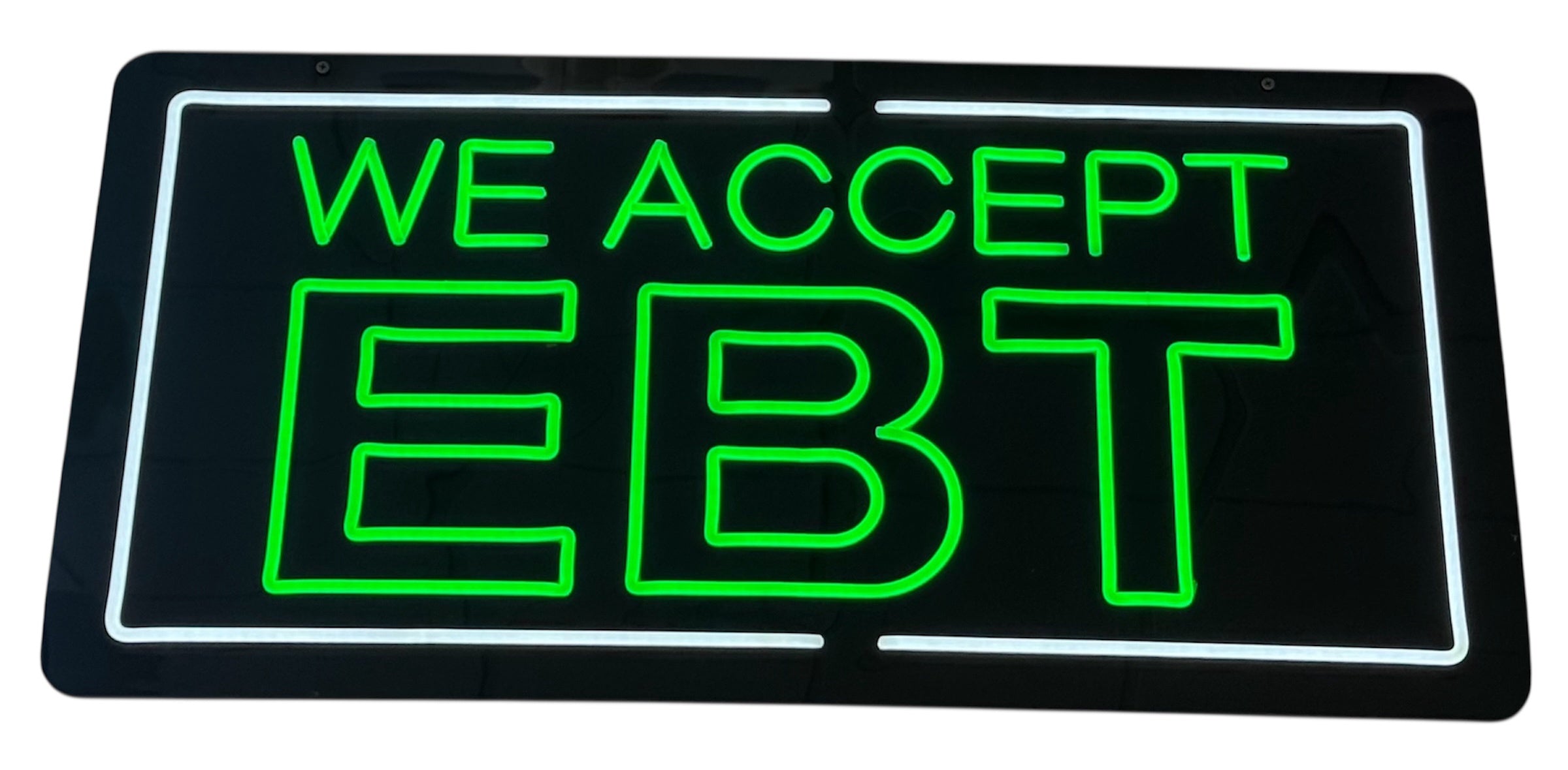 WE ACCEPT EBT NEON 35 X 17