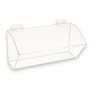 12" Acrylic Bin for Slatwall