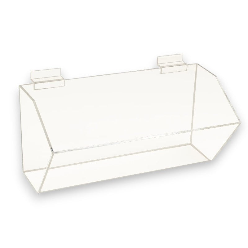 12" Acrylic Bin for Slatwall