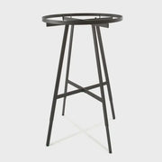 ROUND GARMENT RACK WITH RECTANGULAR TUBING 36" DIAMETER - BLACK
