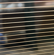 Black Glossy Slatwall Panel