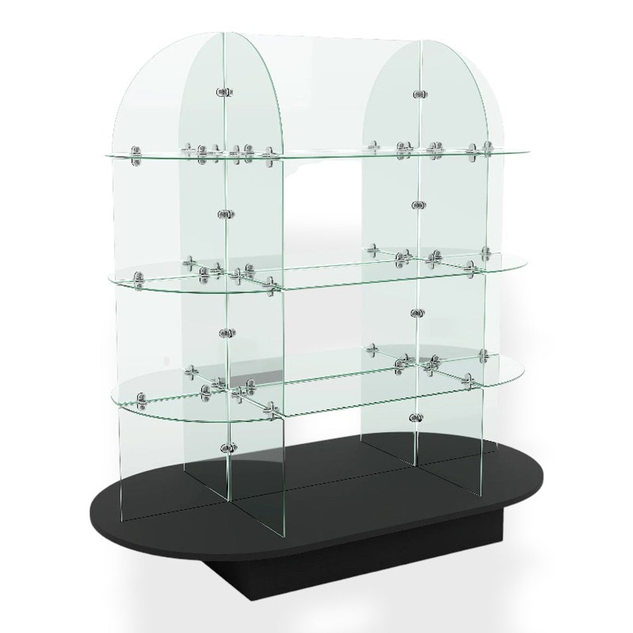 Oval Glass Merchandiser - SD