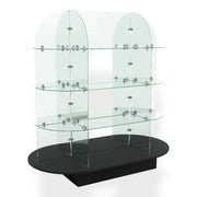 Oval Glass Merchandiser